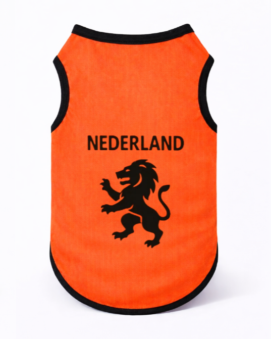 Voetbalshirt voor Honden – Nederland